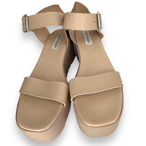 Steve Madden Shoes - Steve Madden Lake Wedge Sandal Leather Lugged Shoe Women's Size 41 (9.5)